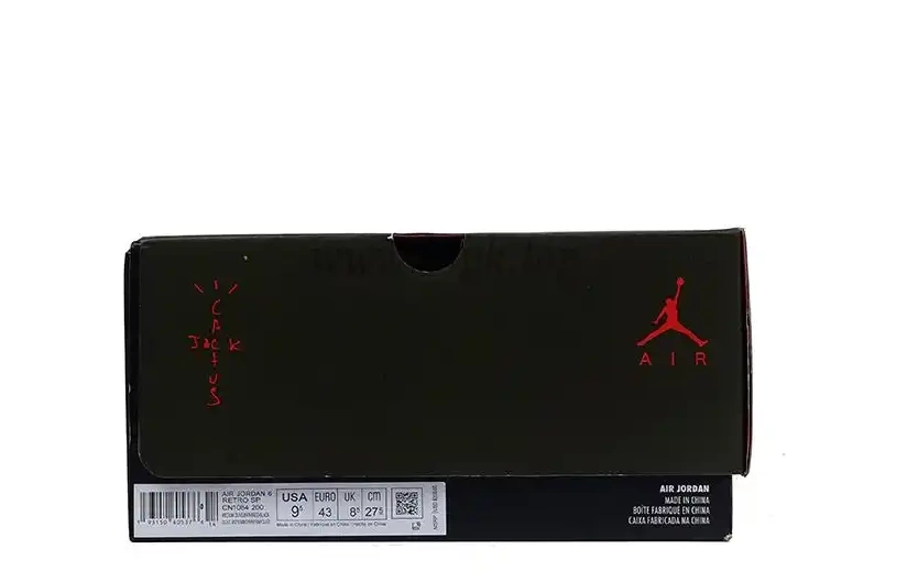 READY PK MATERIALS Scott Travis 6 Jordan GOD SHIP RETAIL TO Retro 0514